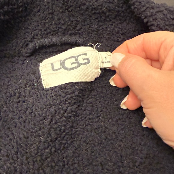 UGG Cozy Black Long Robe - Picture 2 of 2